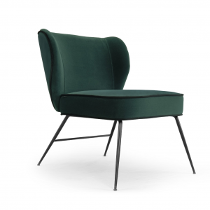 Modernong Green Velvet Leisure Chair