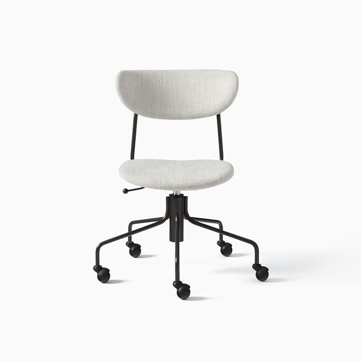 Petal Upholstered Swivel Office Chair