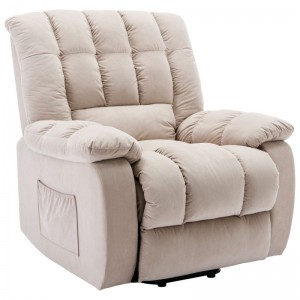 Нов дизайн Мебели за всекидневна Лек луксозен кожен секционен диван с функция за масаж