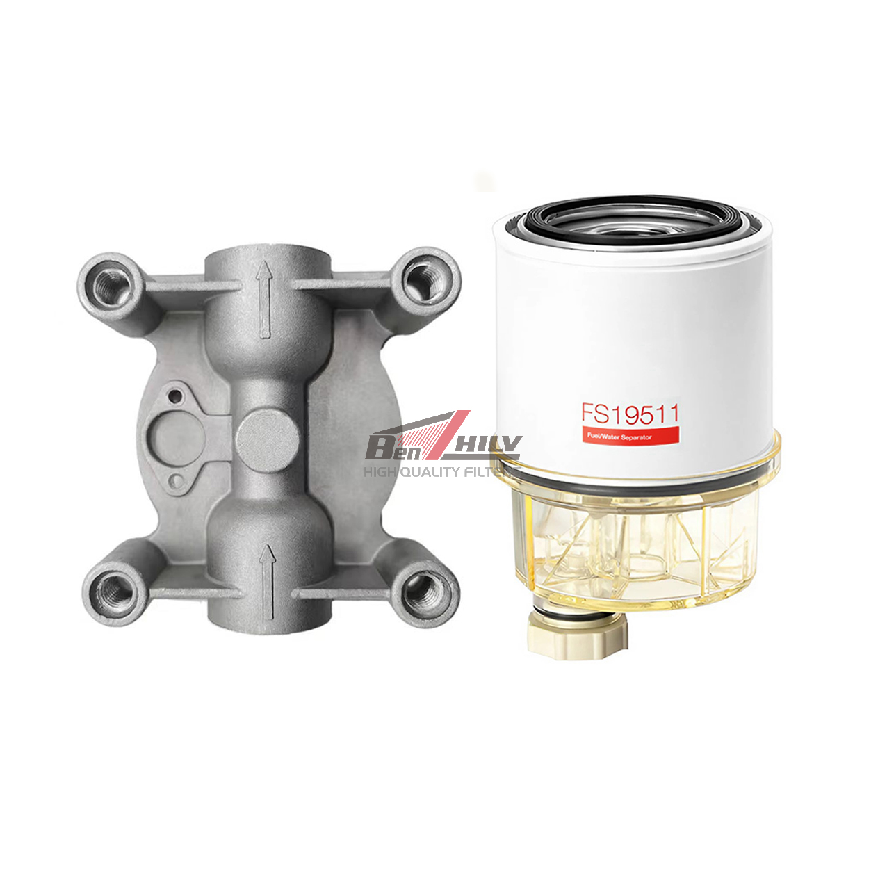 FS19511 3092320 Diesel Fuel Filter water separator Assembly