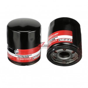 35-8M0123025 LUBRICATE THE OIL FILTER ELEMENT