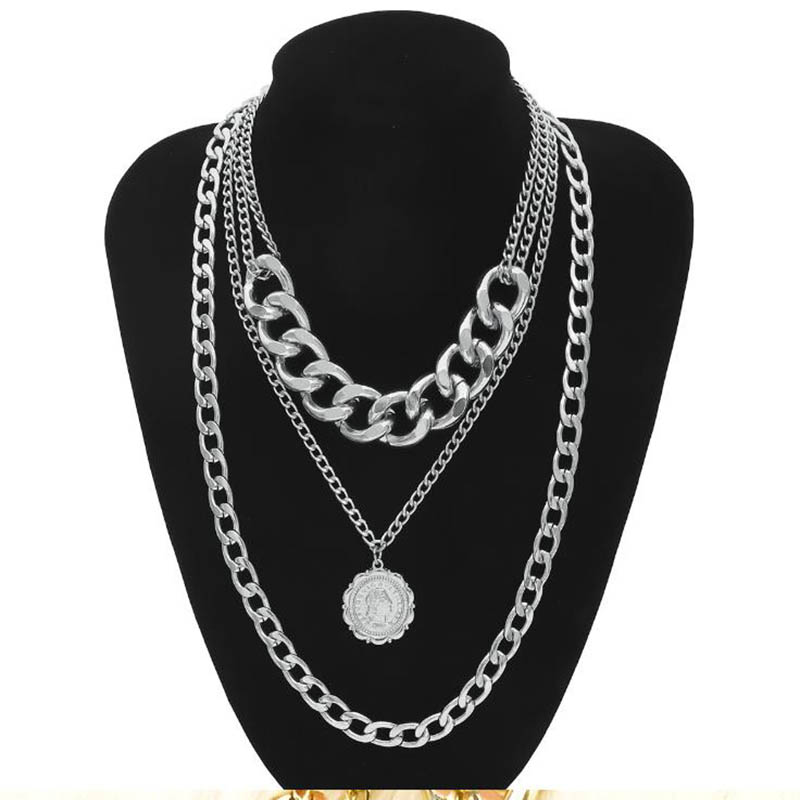 heavy layer necklace