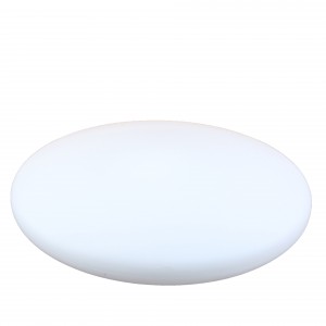 مصباح سقف زجاجي أبيض بلوري بسيط، غطاء إضاءة مستدير من زجاج الحليب لمصباح السقف