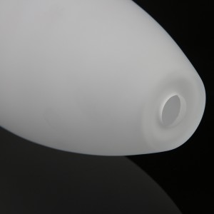 Abajur de lâmpada pendente com tampa de vidro soprado feito à mão personalizado