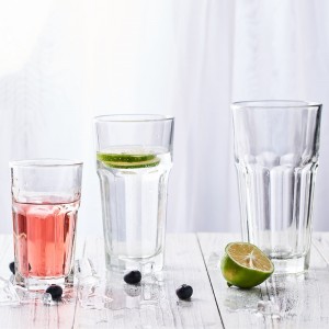 18-ounce drikkeglasglas (sæt med 12) med et slankt design