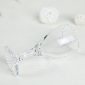 Copes de vidre de vi negre de luxe per beure copes de vidre transparent