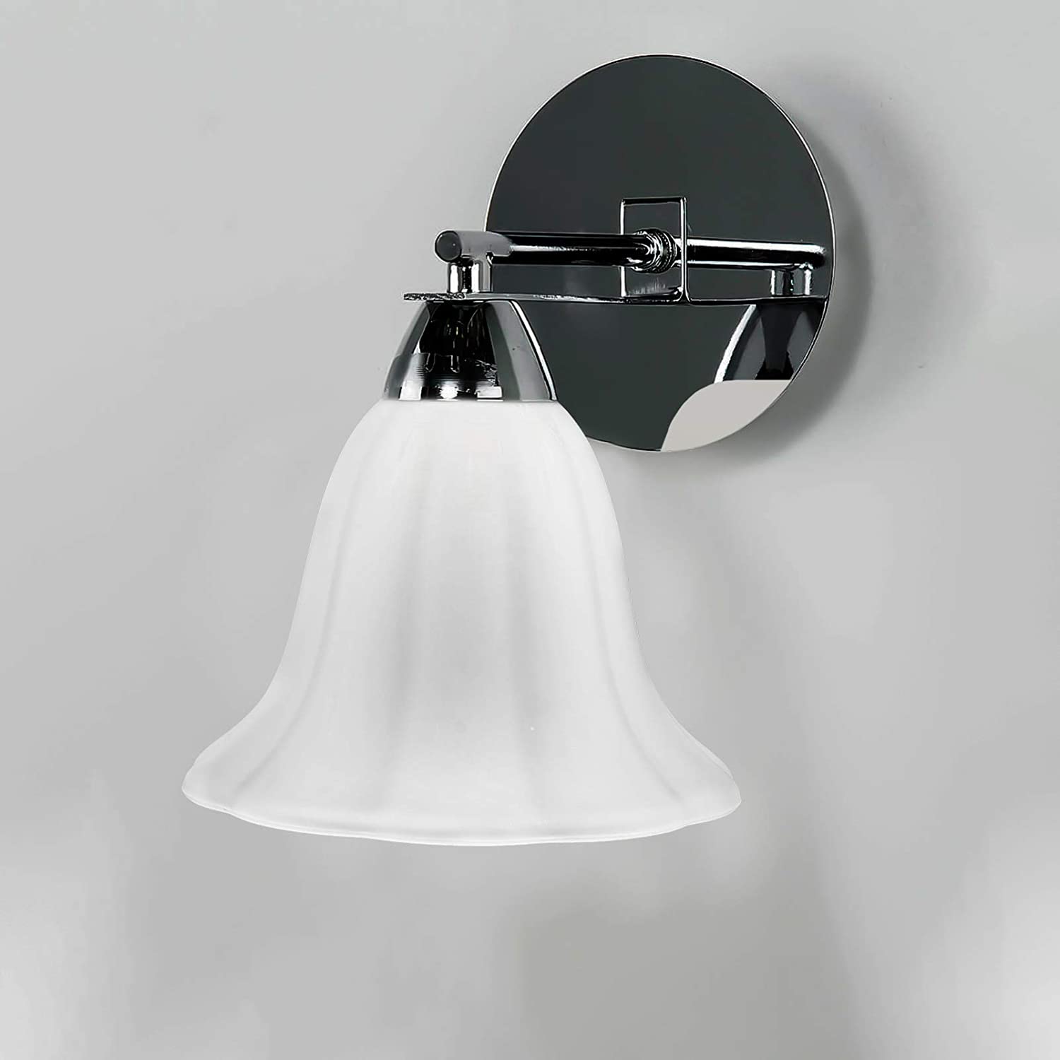 Bell shaped frosted glass lamp shade Featured Image
