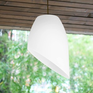 Kínai stílusú, kézzel készített fújt világítólámpa burkolat függő üveg lámpaernyő