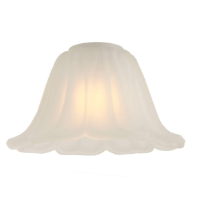 Lampu gantung putih opal kustom penutup lampu dinding kap kaca