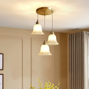 Prilagojena ročno pihana stropna svetilka iz opalnega belega motnega stekla, stropna svetilka, pokrov za stensko luč, senčnik za obesek
