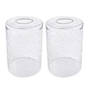 Abat-jour cylindrique en verre blanc