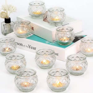 European-style vintage glass candlestick candle tealight candle holders candlestick