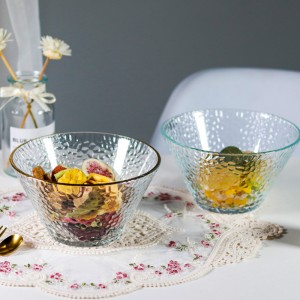 Tigelas de vidro transparente Tigelas de sobremesa de vidro para cereais de lanche de pudim