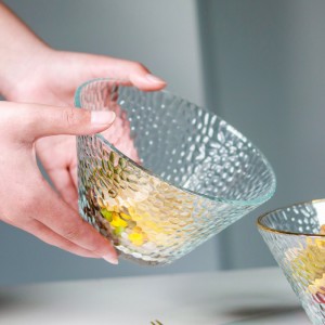 Klare Glasschüsseln Glas-Dessertschalen für Pudding-Snack-Müsli