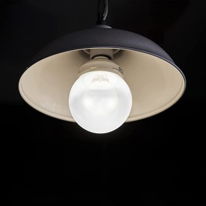 Replacement mushroom glass shade for pendant fan light
