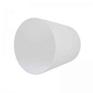 Custom cup shape handmade blown opal white pendant lamp shade wall lamp cover