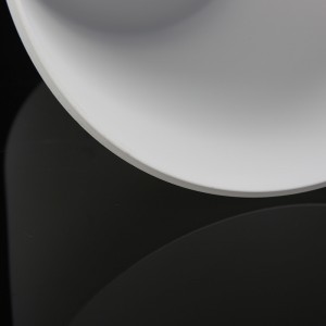 사용자 정의 컵 모양 수제 불어 오팔 화이트 펜던트 램프 그늘 벽 램프 커버