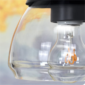 Földgömb alakú fújt lámpaernyő üveg szobor kerti lámpa burkolat Kézzel készített műüveg lámpabúra