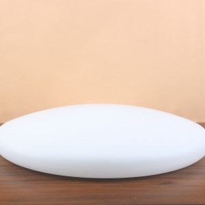 Simple hotel frosted white glass ceiling lamp lighting shade round milk glass cover for ceiling lamp