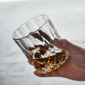 Ouderwetse whiskyglazen voor whisky, bourbon, sterke drank