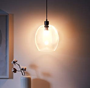 Plaid Bulb Household Blown Glass Lamp Shade Cover03