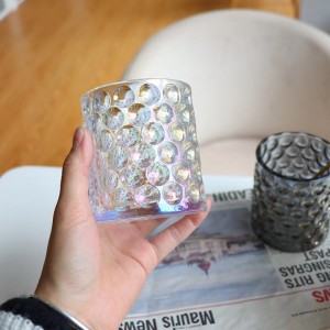 Popular Glass Cylinder Clear Transparent Candle Holder