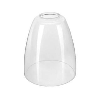 Traditioneller weißer zylindrischer Lampenschirm aus Glas