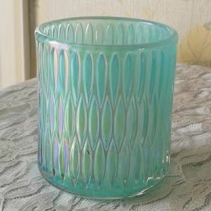 Transparante kandelaar Cup Candle Jar Glass Tealight Candle Holders foar Wedding