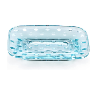 Wholesale Crystal Glass langwerpige Glass Soap Dish Plate Restaurant Hotels