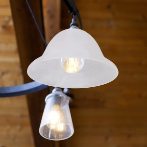 Nagykereskedelmi háztartási üveg lámpaernyő, festhető bevonat szállító