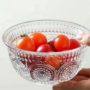 Wholesale Restaurant Salad Acrylic Tea Bowls Circular Food Bowl