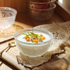 ភោជនីយដ្ឋានលក់ដុំ Salad Acrylic Tea Bowls Circular Food Bowls