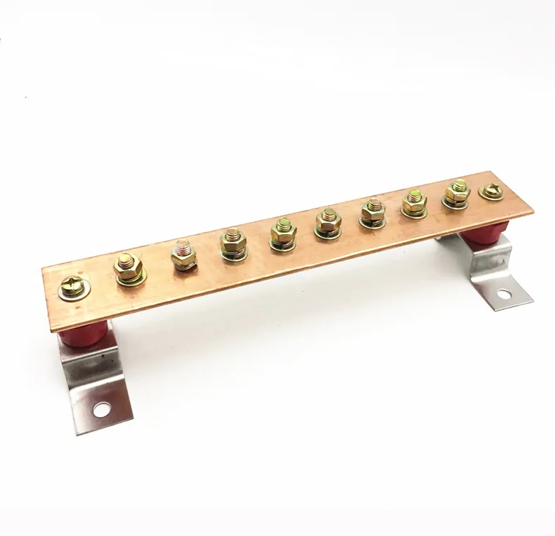 Good Quality Copper Earthing Bus Bar Of Connection System Manufacturer