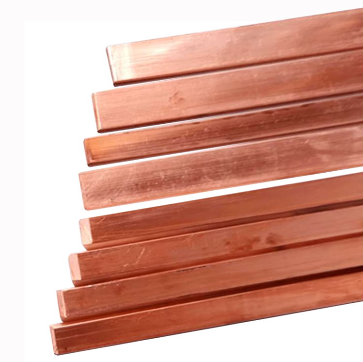 Lightning Grounding Protection System 99.99% Copper Conductor Flat Bus Bar Copper Tape