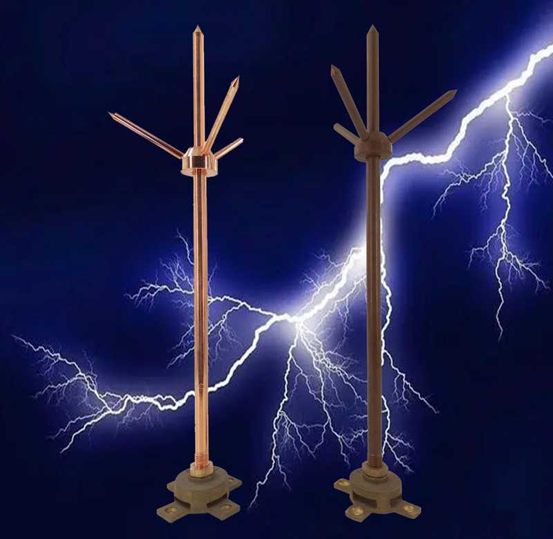 Lightning arrester lightning protection system