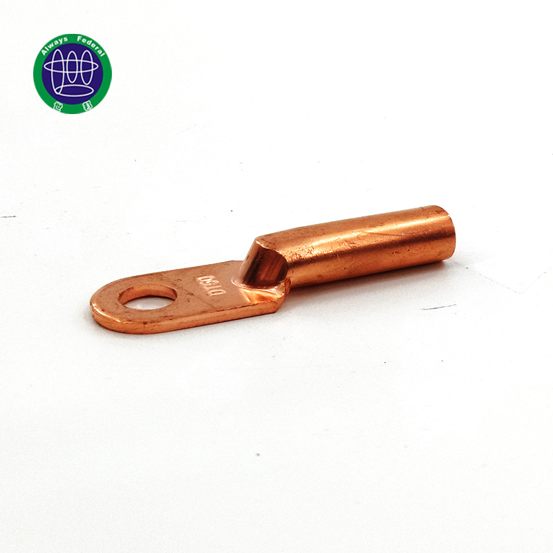 Copper connector lugs for wire terminal