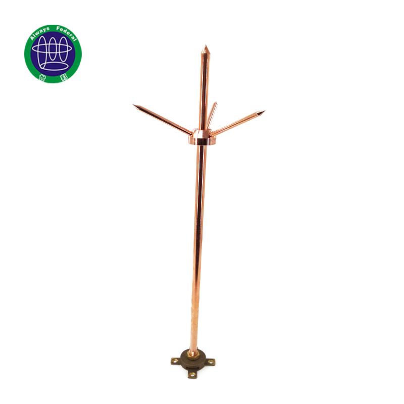 Hot New Products Earth Pit Design - Copper Lightning Rod of Lightning Protection System – ShiBang