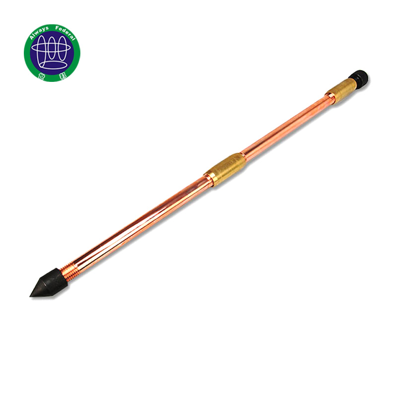 Solid Copper Electrical Grounding Rod of Lightning Protection System