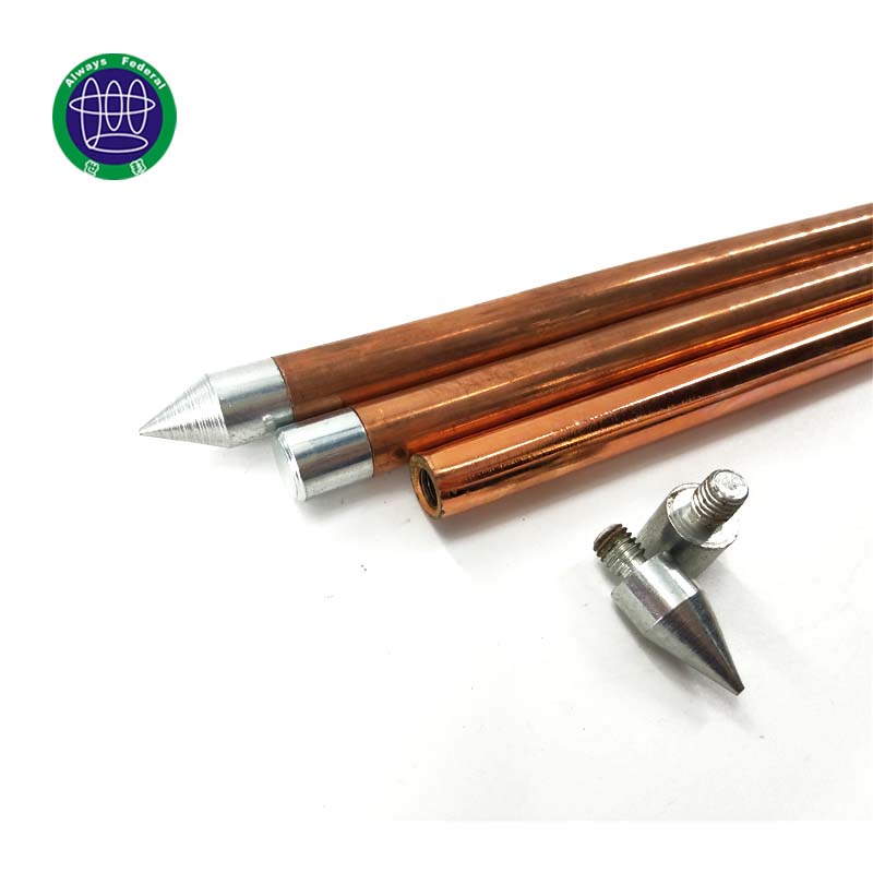 Earthing At Lightning Electrical Grounding Rod Non Magnetic