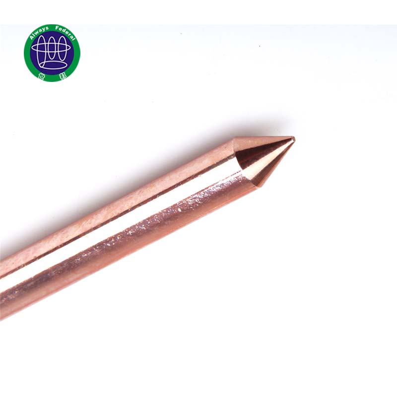 Copper Ground Rod Of Solar Panel Lightning Protection