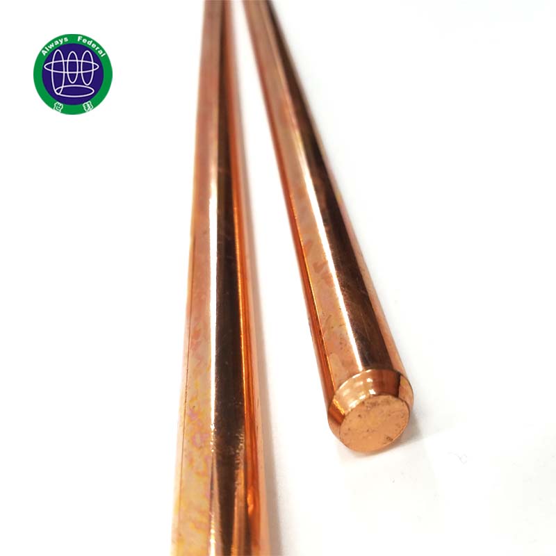 Cheap Price Copper Clad Steel Ground Rod Competitive Size 5/8*4feet
