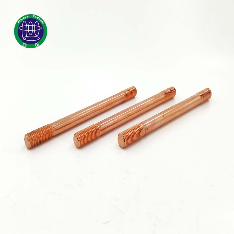 Bonded copper steel grounding rods