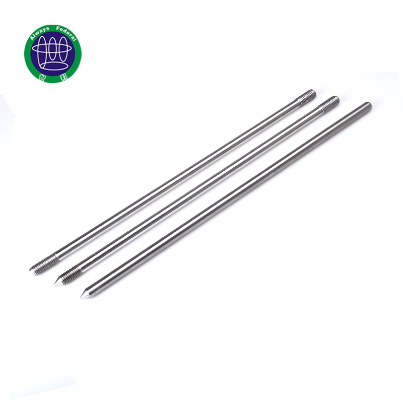 ຄຸນະພາບສູງ Solid 304 Threaded Steel Rod ground rod