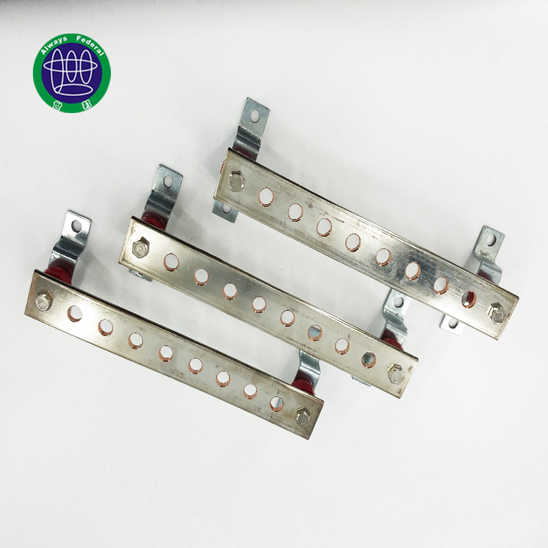 Copper Multi Hole Electric Grounding Bar