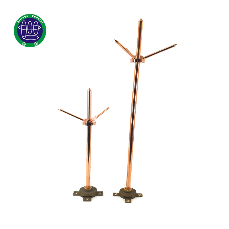 Discount wholesale Threaded Copper Bonded Ground Rod - All Kinds of Copper Lightning Rod/Lightning Arrestor – ShiBang
