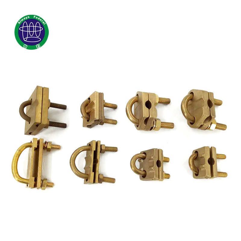 Wholesale Price China Copper Arrester - Professional Popular copper wire clamps Special ground rod copper clamp – ShiBang