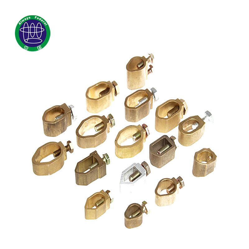 Discountable price Strip Price Brass Strip - Standard Round Copper Rod Drop Wire Clamp – ShiBang