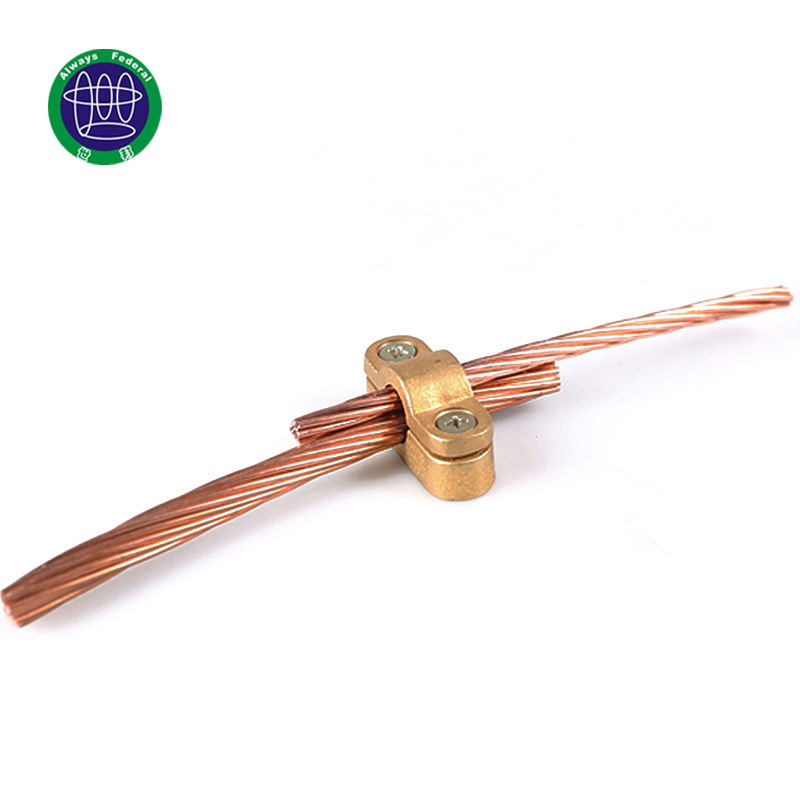 Chinese Professional Overhead Cable Clamp - Two Screws Welded Nut Copper Mechanical Clamps – ShiBang