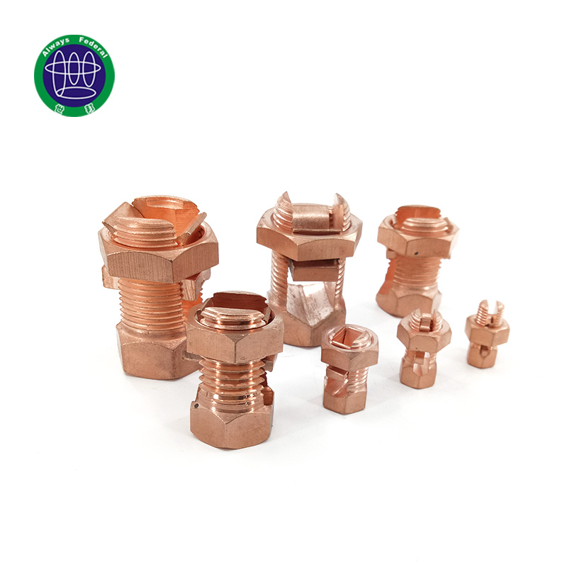 factory Outlets for Copper Bar - Telecom Tower Earthing Brass Line Tap Connectors , brass connector – ShiBang