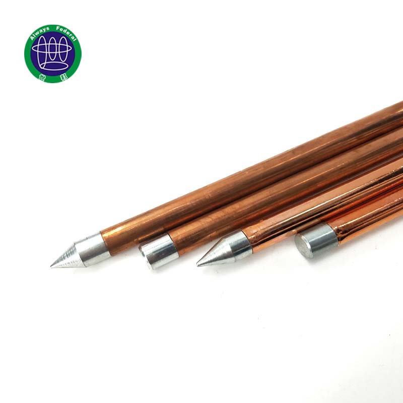 Double Threaded Ground Rod for Protecting Electrical Equipment